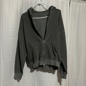 Abercrombie & Fitch Dark Gray Hoodie Sweater